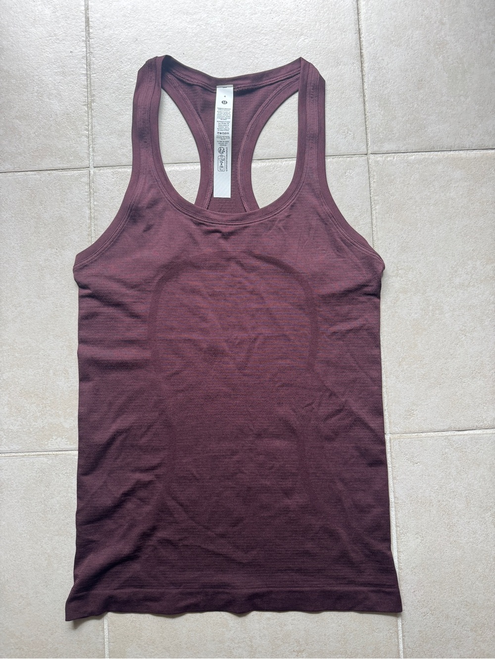 Lululemon Swiftly Tech Racerback Tank 2.0- Goodnight Plum, 4